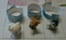 Au choix 1  figurine kinder surprise  :  animaux  polaire ours renne pingouin