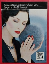 Publicité de Presse: La laine BERGER DU NORD et Dessert Gerfruit de GERVAIS