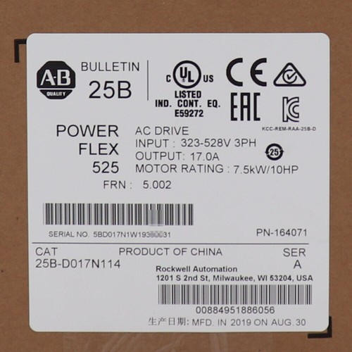 Allen bradley 25b d017n114 - allen, 25b-d017n114