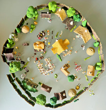 UDERZO ET GOSCINNY, LE VILLAGE D'ASTERIX OBELIX , EDITION ATLAS 2004 PLASTOY