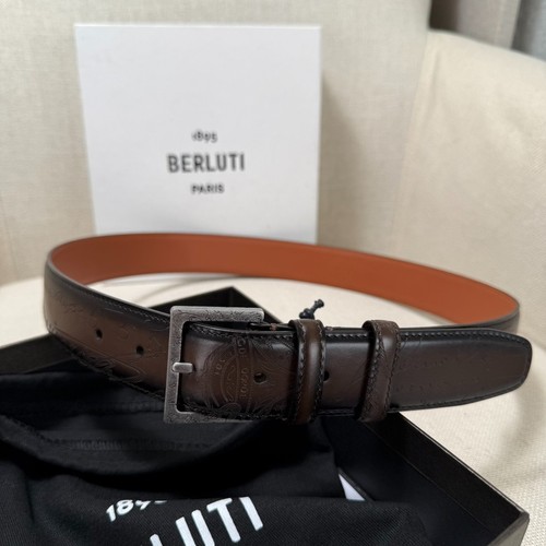 Berluti men 5cm belt - 3.5cm,