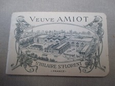 CARNET DE BAL VEUVE AMIOT. CHAMPAGNE.