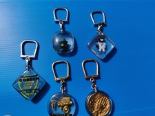 Lot Anciens Porte Clé Bourbon. Années 60. Réf. EB015