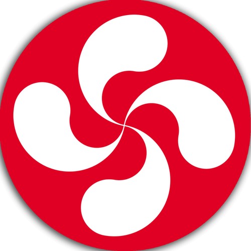 Croix basque blanche fond - basque,