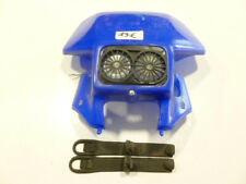  Plaque phare bleu moto cross