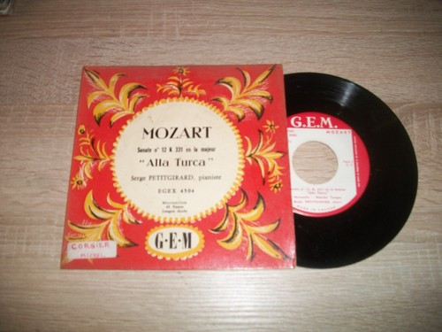 Vinyle tours mozart - vinyle,, 45