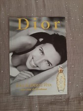 Publicité papier Parfum. Perfume Ad  C. Dior Dolce Vita de 1998