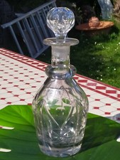 Baccarat , Carafe en Cristal Taillé,Ancienne  XIXeme . H 30 cm