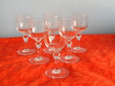 6 verres à vin rouge en