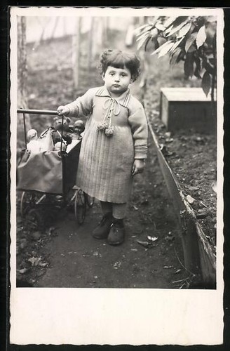 Carte postale fille avec