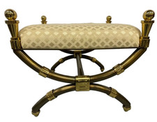 Nucci VALSECCHI Tabouret curule d’apparat, piètement formé d’arcatures inversés