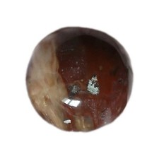 Sphère pierre naturelle bois