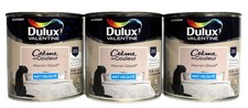 Lot Peinture DULUX VALENTINE "Marron Glacé" MAT Velouté 3 X 0,5L