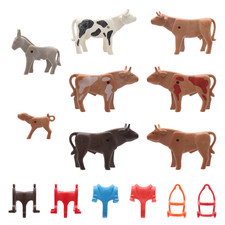 Playmobil vache taureau veau