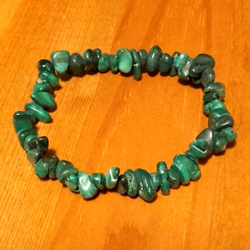 Bracelet baroque malachite - malachite, de