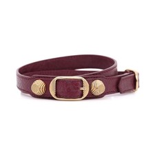 Balenciaga Bracelet en cuir à