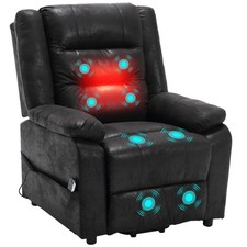 Électrique Relax- & Fauteuil Avec Aufstehen Aide, Massage & Chaleur, Liegefunk
