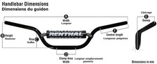 Guidon RENTHAL Fatbar 603