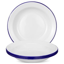  4 Pcs Assiette En Email