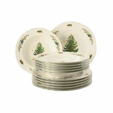 Seltmann Weiden Marieluise Service de table de Noël Porcelaine 12 pcs.