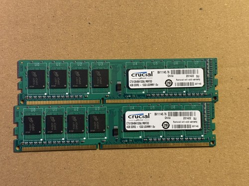 Barrette ram 8go - 8go, ddr3