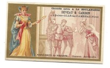 Marguerite de Navarre -- Chromo Deveau & Cardon - Trade card
