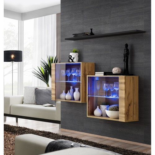 Lot vitrines murales - 2, &