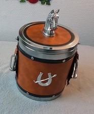 Pot à Tabac Vintage Tête De Cheval Made In Hong Kong