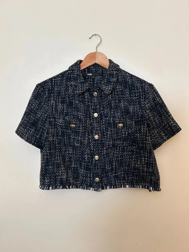 Veste courte tweed - courte,