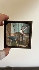 Plaque verre peint lanterne