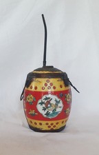 PIPE A EAU CHINOISE PORCELAINE