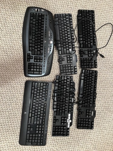 Lot dell keyboards - of, 6