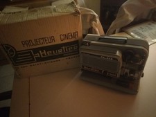 PROJECTEUR DE FILM SUPER 8 HEURTIER P-6 24 B---carton d'origine-notice-cable