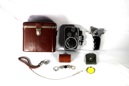 Bolex 8mm camera - bolex, (1959)