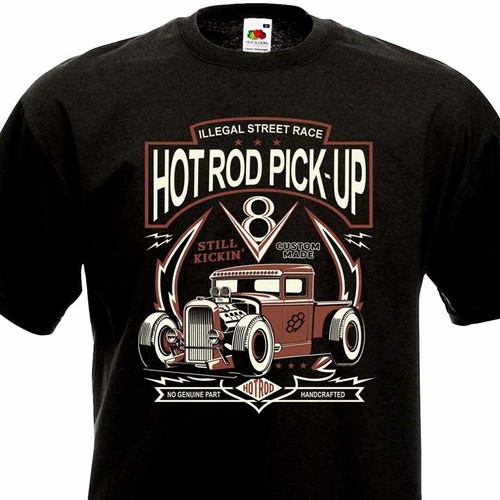 Shirt hot rod pick v8 - hot, pick-up
