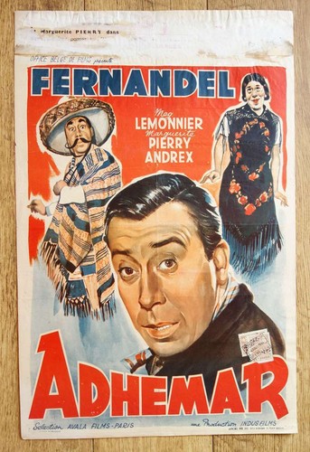 Fernandel adhemar affiche - fernandel,