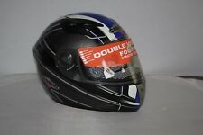 CASQUE Moto INTEGRAL  CABERG - 104 Groove - Noir Blanc bleu  - T : S