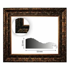 Cadre Baroque or Vieilli Très