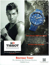 publicité Advertising 0521  2011 la montre Tissot seaster 1000 auto Nicky Hayden