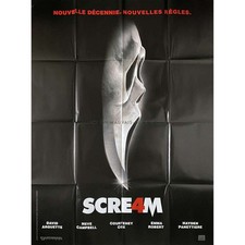 SCREAM 4 Affiche de film  - 120x160 cm. - 2011 - Neve Campbell, Wes Craven