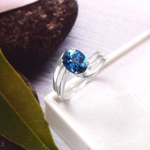 Bague solitaire tourmaline - solitaire,