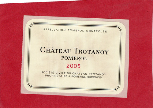 Pomerol etiquette contre - pomerol,