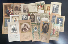 LOT 20 IMAGES PIEUSES FAIRE DIVERSES FAIRE PART COMMUNION, PRIERE ETC 1920-1929