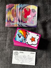 LOT 113 STICKERS VIGNETTES + 21 CARTES LITTLE PONY ECOLE AMITIE PANINI DISNEY