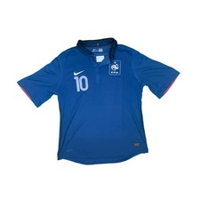 Maillot football vintage domicile Equipe de France #10 Benzema saison 2011-2012