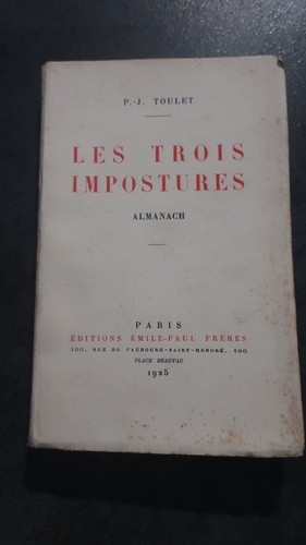 Les trois impostures - o2-,