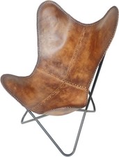 Fauteuil Papillon En Cuir Fait