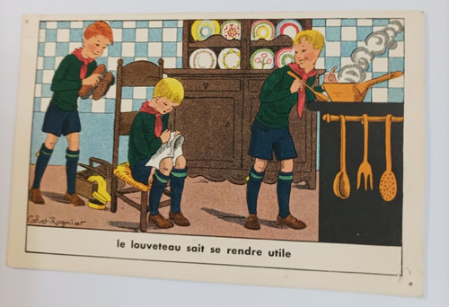 Cpa illustrateur calvet - cpa,