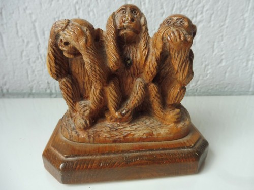 Belle chiffre bois singes - belle,