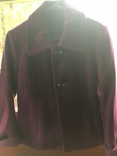 WOMANS JACKET 60% WOOL PURPLE